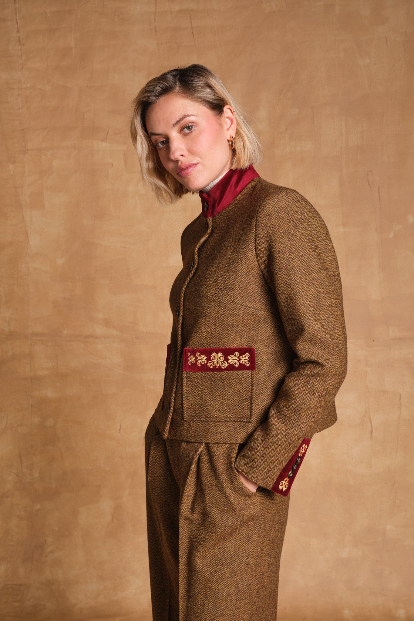 Veste Constantine Marron