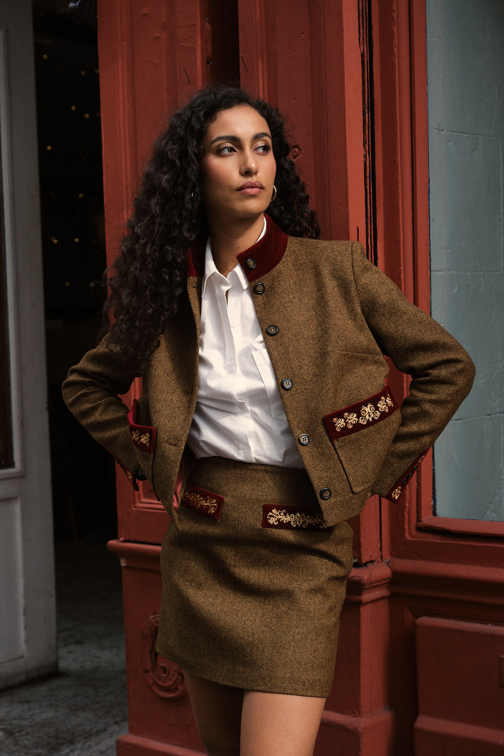 Veste Constantine Marron